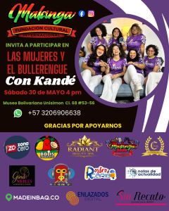 Las Mujeres y el Bullerengue: una experiencia cultural que celebrará la fuerza femenina del Caribe en Barranquilla