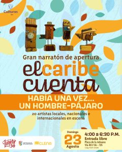 En la Plaza de la Aduana será el escenario de la Gran Narratón de Apertura de El Caribe Cuenta